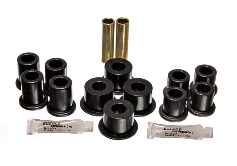 Energy Suspension 89-94 Toyota Pick Up 2WD (Exc T-100/Tundra) Black Rear Leaf Spring Bushing Set thumbnail 3
