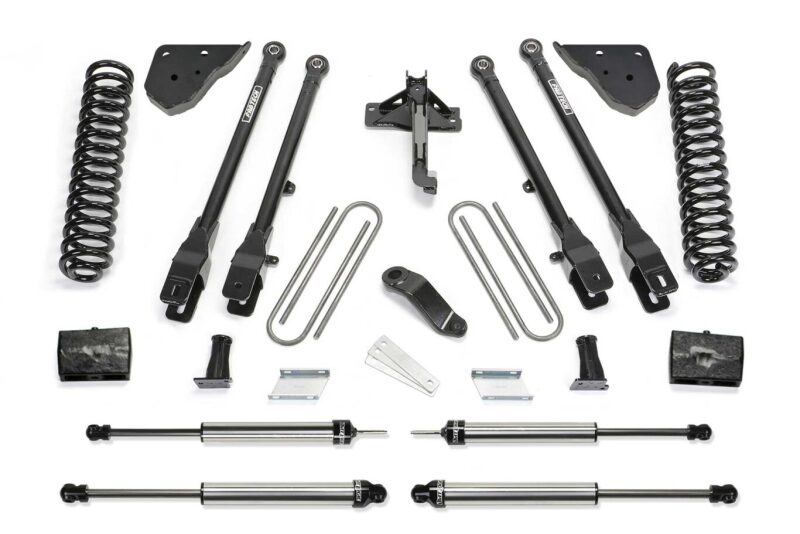 Fabtech 23-24 Ford F450/F550 4WD 6in 4 Link Lift Kit w/ Dirt Logic Shocks