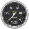 Autometer Marine Carbon Fiber 2-5/8in 15 PSI Digital Stepper Motor Fuel Pressure Gauge thumbnail 5