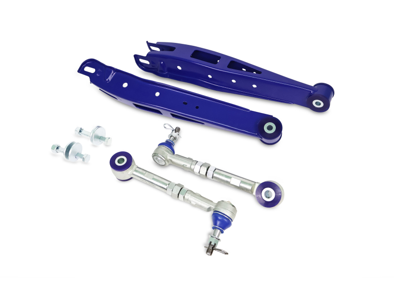 SuperPro 2013 Scion FR-S Base Rear Lower Adjustable Toe & Lower Control Arm Set