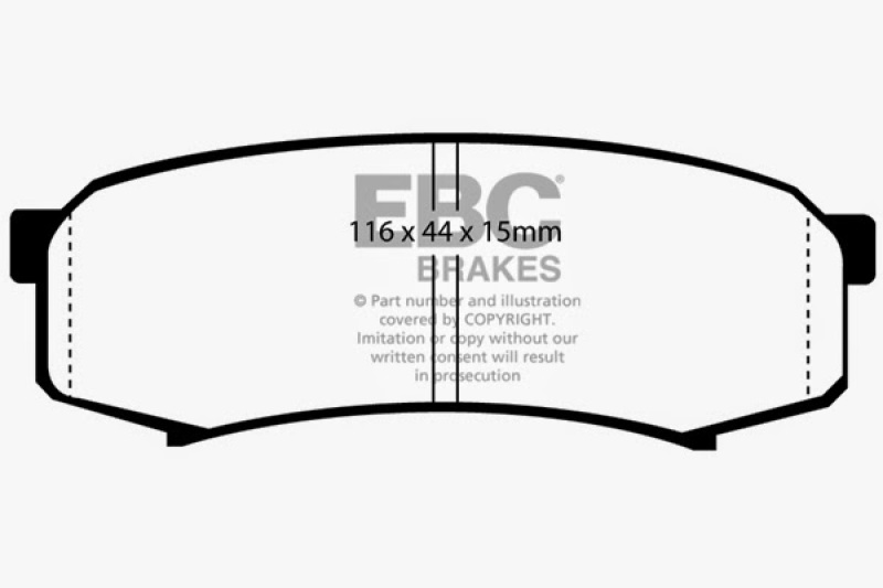 EBC S15 Brake Pad and Rotor Kit (1x ebcED9993, 1x ebcUSR7579) thumbnail 7