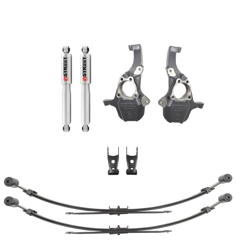 LOWERING KIT W/ REAR STREET PERFORMANCE SHOCKS - 350345
Front And Rear Complete Kit W/O Shocks