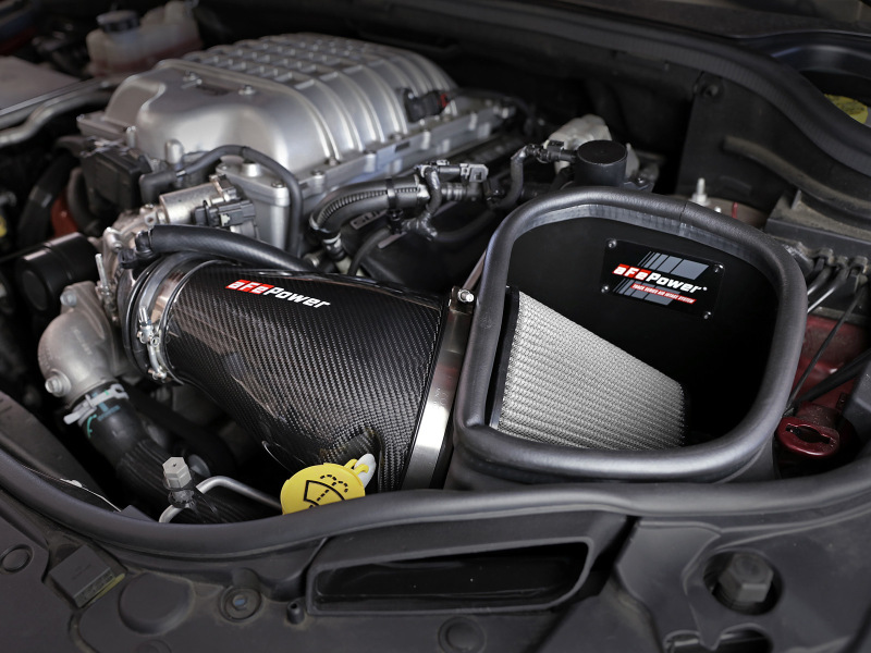aFe Track Series Carbon Fiber Pro Dry S AIS - 19-20 Jeep Grand Cherokee Trackhawk 6.2L thumbnail 9