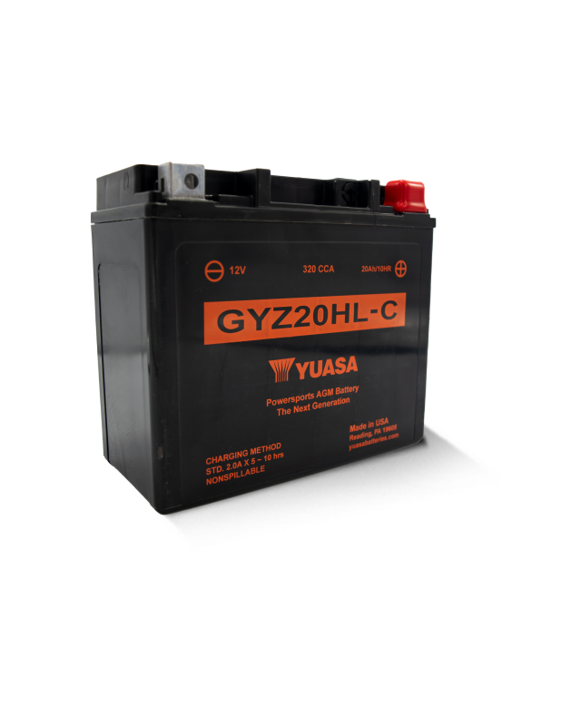 Yuasa GYZ20HL-C High Performance Maintenance Free AGM 12-Volt Battery