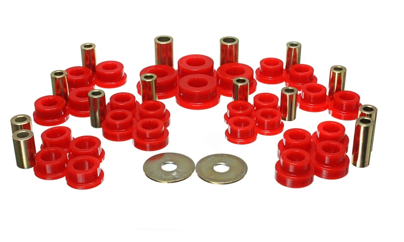 Energy Suspension Subaru 08-12 Impreza/08-14 WRX Red Rear Control Arm Bushing Set thumbnail 4