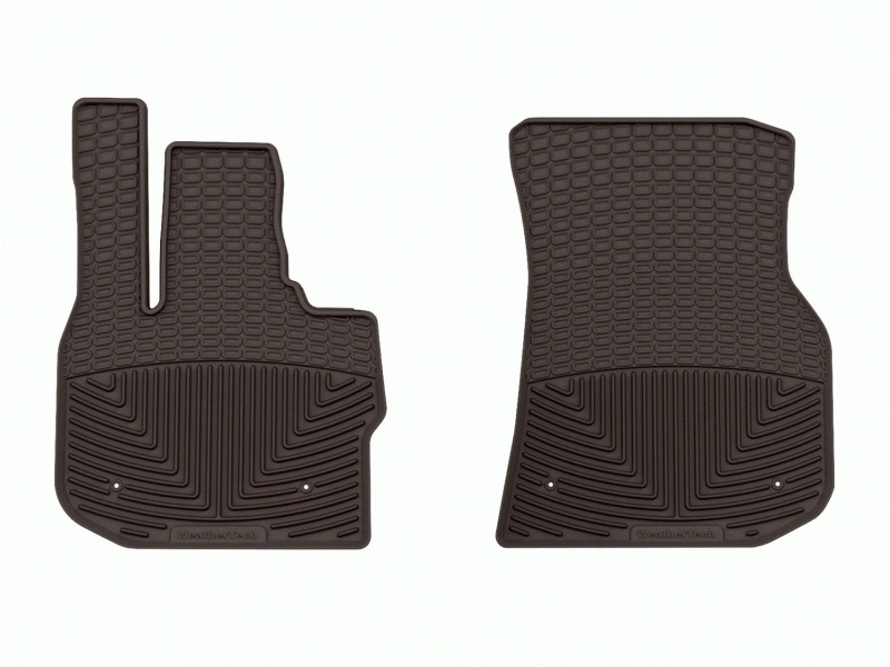 WT Rubber Mats - Front - Cocoa