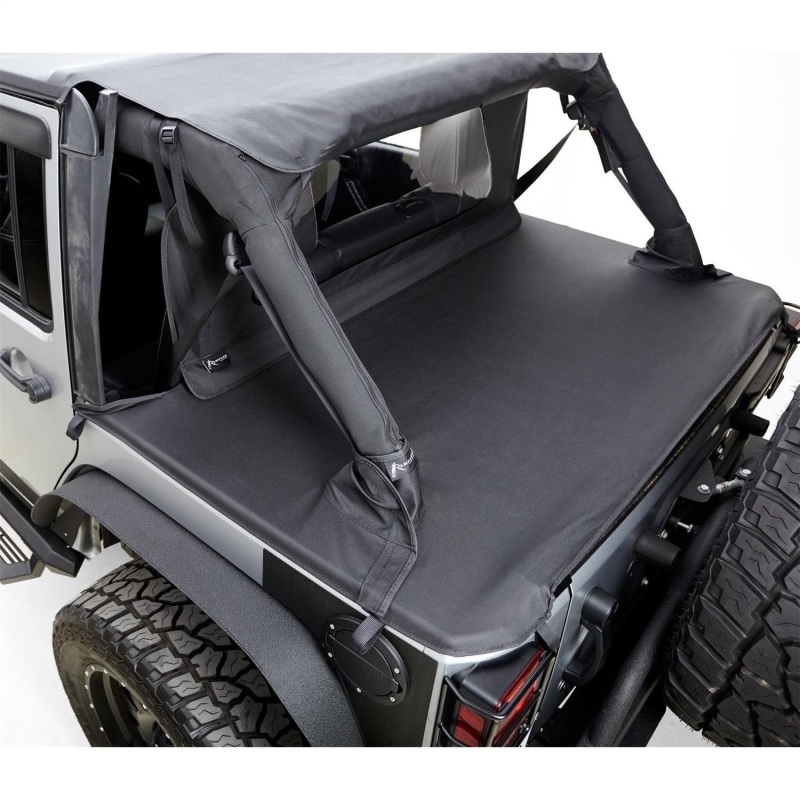 Rampage 2007-2018 Jeep Wrangler(JK) 2-Door Tonneau Cover - Black Diamond thumbnail 4