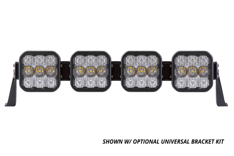 Diode Dynamics SS5 Sport Universal CrossLink 4-Pod Lightbar - Yellow Combo thumbnail 7