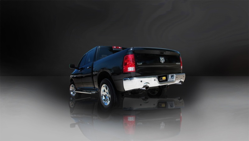 Corsa 2009-2019 -14 Dodge Ram Quad Cab/Short Bed 1500 4.7L V8 Polished Sport Cat-Back Exhaust thumbnail 5