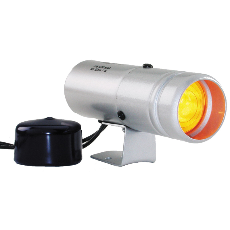 Autometer Amber LED Shift Light Silver thumbnail 4