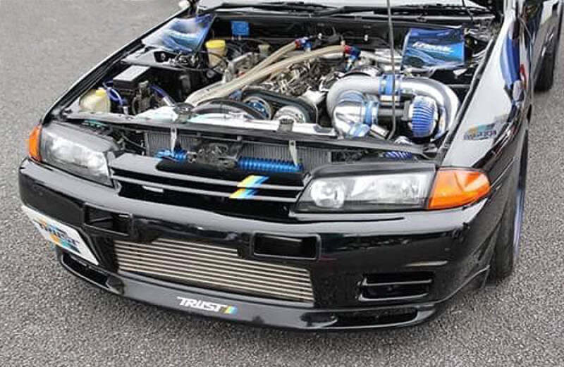 GReddy 89-94 Nissan Skyline GT-R Large Single GReddy/MHI T78 33D 80MM Dia Air Flow Turbo Upgrade Kit thumbnail 3