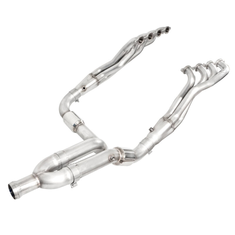 Stainless Works 2007-13 Chevy Silverado/GMC Sierra Headers 1-7/8in Primaries High-Flow Cats Y-Pipe thumbnail 3