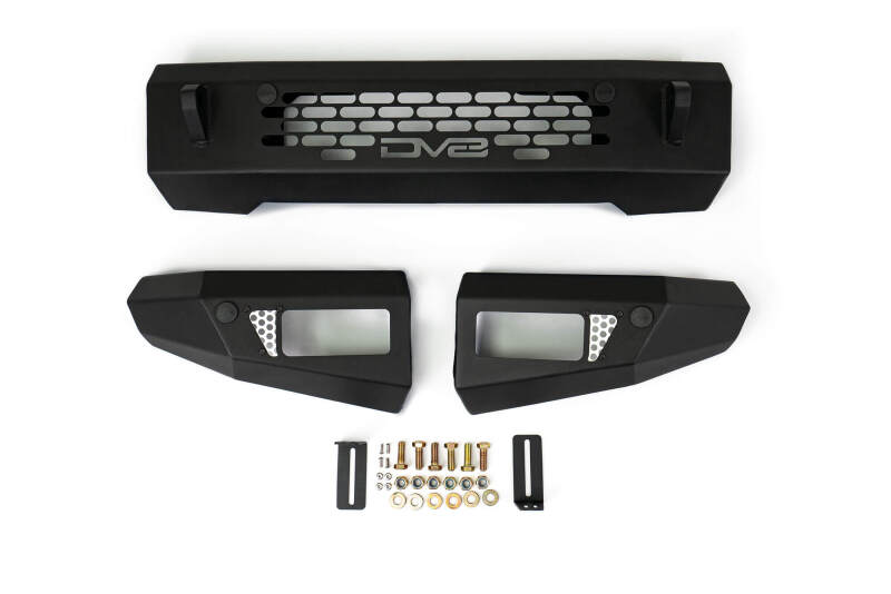 DV8 Offroad 2021+ Ford Bronco Bumper- Accommodates 20in Dual Row Light Bar & (4) 3in Pod Light Mount thumbnail 5