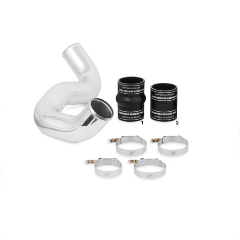 Mishimoto MMICP-F2D-03CBK Intercooler Pipe Kit, Black, Cold-side, fits Ford 6.0L Powerstroke 2003-2007