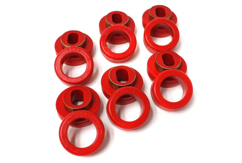 Energy Suspension 81-87 GM 1/2-3/4-1 Ton C-10/C-20/C30/C1500/C2500/C3500 PU 2WD Red Body Mount Set thumbnail 2