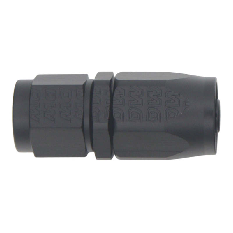 DeatschWerks 6AN Female Swivel Strait Hose End CPE - Anodized Matte Black thumbnail 2