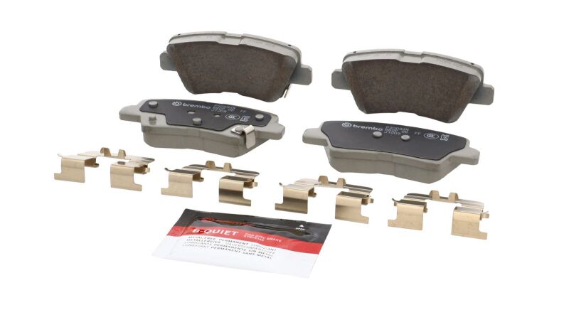 Brembo OE 2017 Hyundai Elantra/18-22 Ioniq/18-19 Sonata/16-17 Veloster Ceramic Brake Pad - Rear thumbnail 5