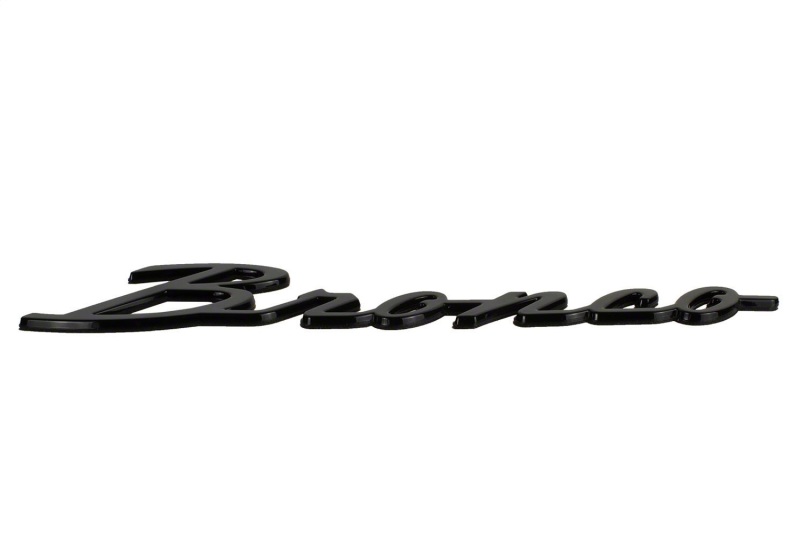 Ford Racing 21-24 Bronco Classic Script Fender Badge Kit - Gloss Black thumbnail 6