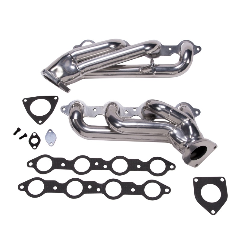 BBK 99-04 GM Truck SUV 6.0 Shorty Tuned Length Exhaust Headers - 1-3/4 Silver Ceramic thumbnail 2