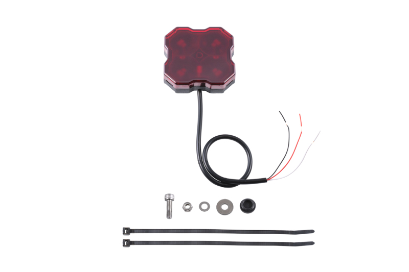 Diode Dynamics Stage Series Single Color LED Rock Light - Red Hookup (one) thumbnail 2