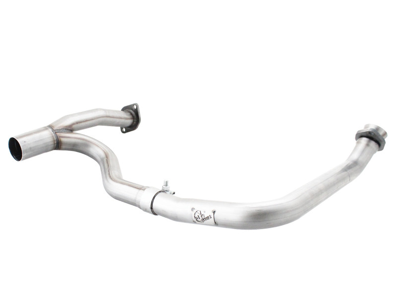aFe Power Twisted Steel Y-Pipe Aluminized 2in 12-14 Jeep Wrangler (JK) V6 3.6L (4dr) thumbnail 2