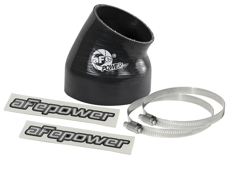 aFe Magnum FORCE Silicone Replacement Coupling Kit 4in ID x 30 Deg. Elbow Coupler - Black thumbnail 2