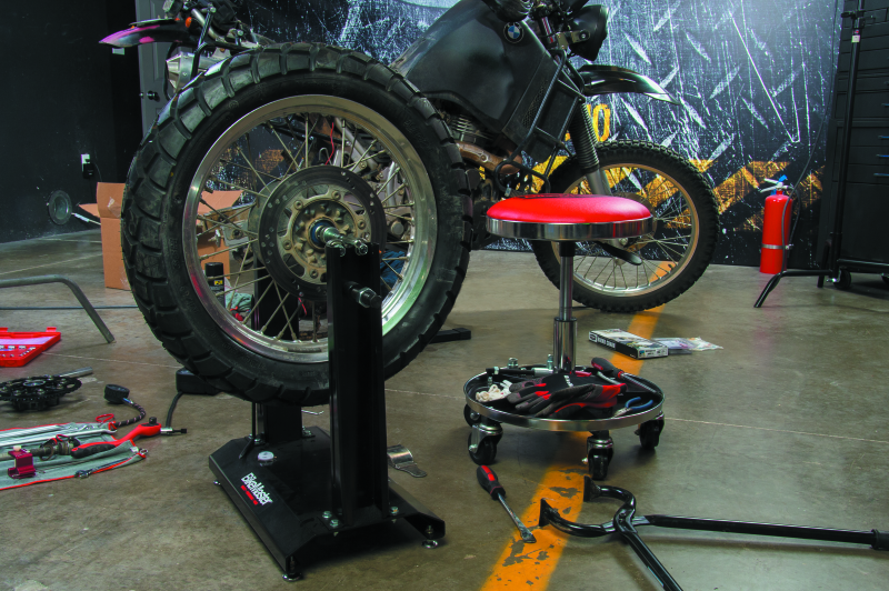 BikeMaster Ultimate Shop Stool w/ Tool Caddy thumbnail 5