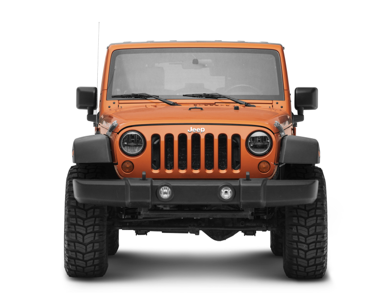 Raxiom 97-18 Jeep Wrangler TJ/JK Axial Series LED Headlights- Black Housing (Clear Lens) thumbnail 2