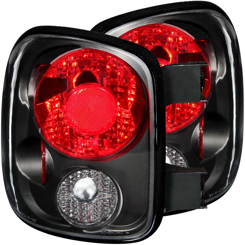 ANZO 1999-2004 Chevrolet Silverado Taillights Black thumbnail 4