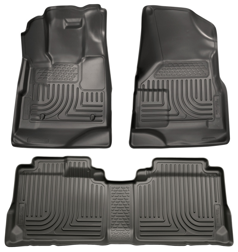 Husky Liners 10-12 Chevy Equinox/GMC Terrain WeatherBeater Combo Black Floor Liners thumbnail 3