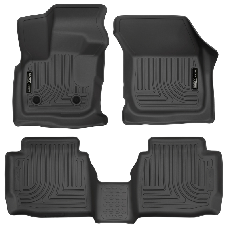 Husky Liners 17 Ford Fusion / 17 Lincoln MKZ Black Front and 2nd Row Floor Liners thumbnail 3