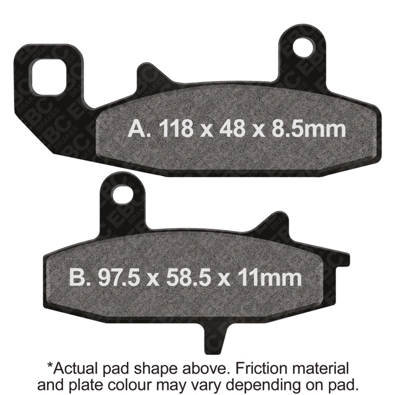 EBC 90-91 Suzuki DR 650 Front Left R Series Sintered Brake Pads Brake Pads
