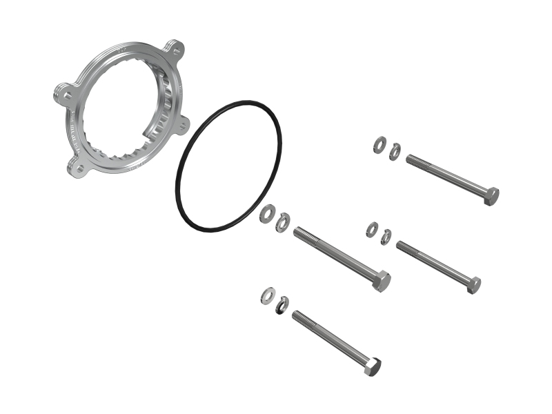 aFe Silver Bullet Throttle Body Spacer Kit Ford Super Duty 23-26 V8-6.8L/7.3L thumbnail 2