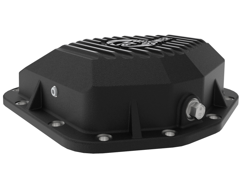 aFe Street Series Rear Differential Cover Black w/Machined Fins 20+ Jeep Gladiator JT (Dana M220) thumbnail 9