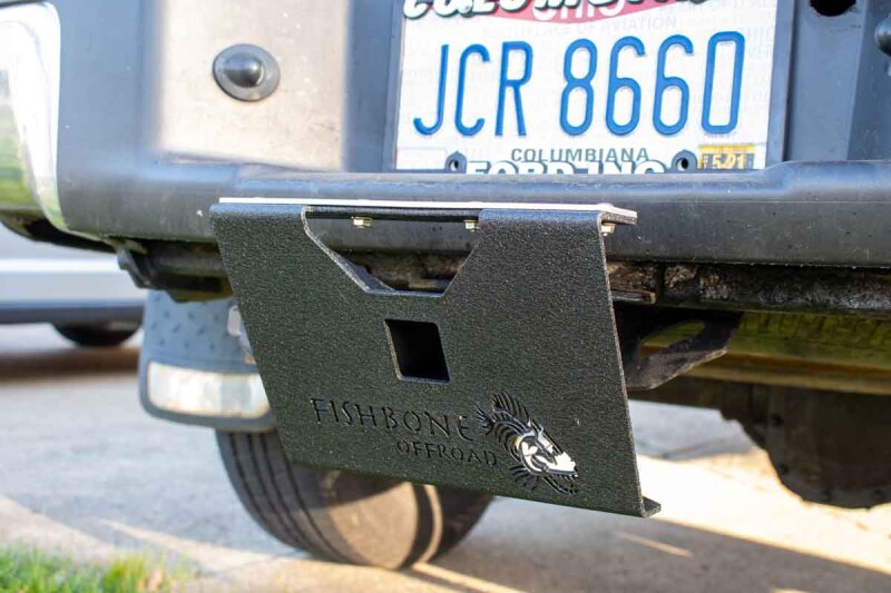 Fishbone Offroad 2In Receiver Hitch Mounted Step - Black Powdercoat Steel thumbnail 7