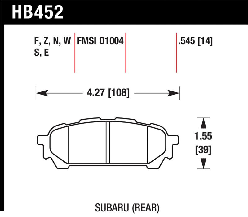 HAWK Ceramic Brake Pad Sets