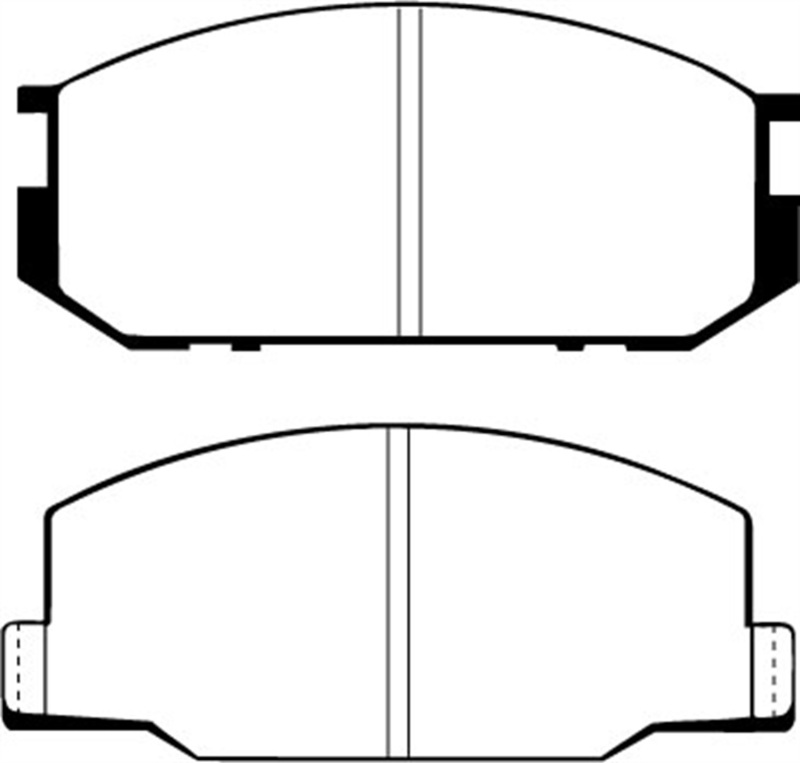EBC 85-90 Lotus Esprit 2.2 Yellowstuff Front Brake Pads thumbnail 4