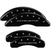 MGP 4 Caliper Covers Engraved Front & Rear C7/Corvette Black finish silver ch thumbnail 8