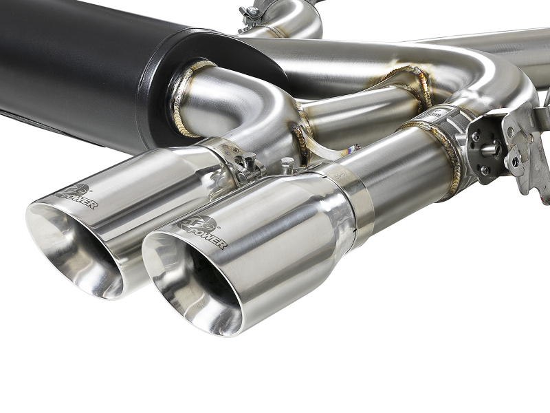 aFe MACH Force-Xp 3.5in 304 SS Cat-Back w/Polished Tips 15-18 BMW X5 M (F85)/X6 M (F86) V8-4.4L S63 thumbnail 8