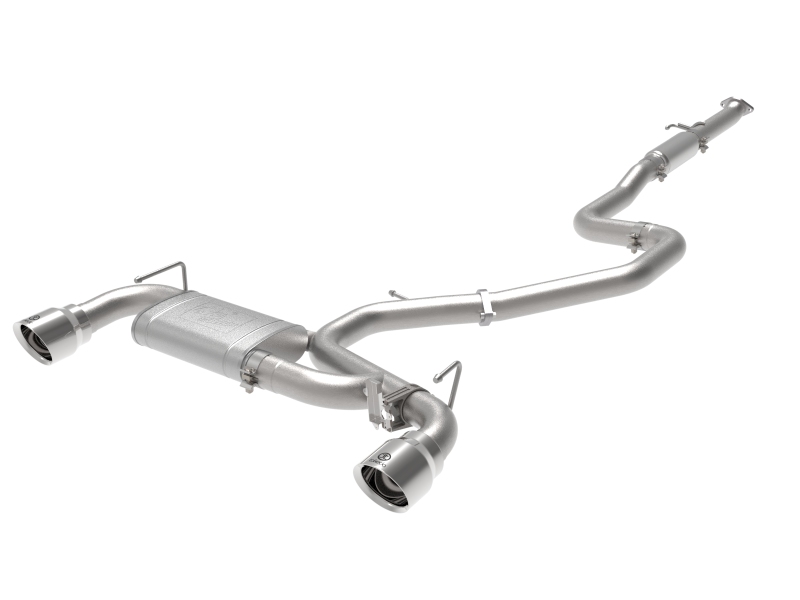 aFe Power Cat Back Exhaust - 19-20 Hyundai Veloster N L4-2.0L (t) w/ Polished Tips thumbnail 2