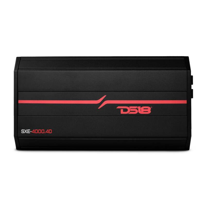 DS18 4-Channel SXE Amplifier Class D 2x 750/4ohm Bridge 4 x 430/2ohm 4 x 275/4ohm Watts RMS- Black