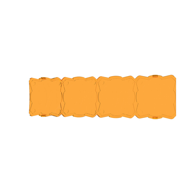 KC HiLiTES FLEX ERA LED Light Bar 10in. Light Shield - Amber (SHIELD ONLY) thumbnail 9