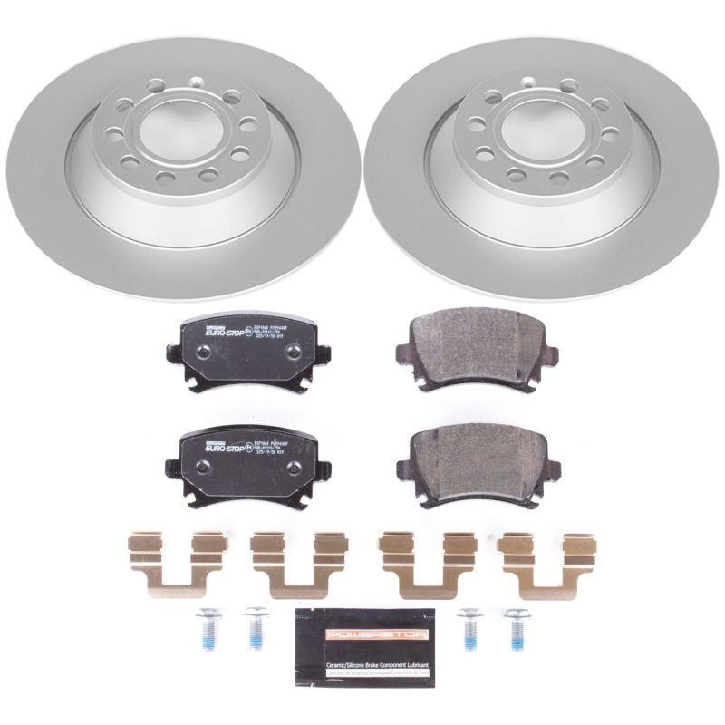 Power Stop 05-11 Audi A6 Rear Euro-Stop Brake Kit thumbnail 2