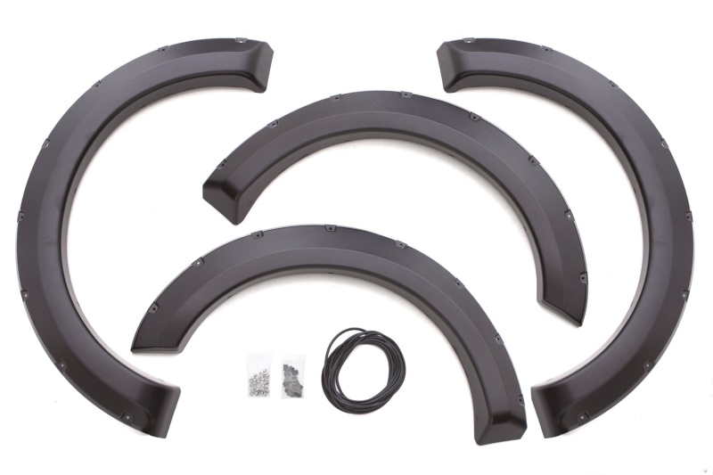 Lund 09-14 Ford F-150 (Ex Raptor) RX-Rivet Style Textured Elite Series Fender Flares - Black (4 Pc.) thumbnail 6