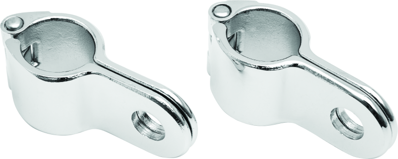 Kuryakyn Magnum Quick Clamps 1002 Foot Peg Clamp, Clamp, Adjustable, Steel, Chrome, 1.00 in. Tube Diameter, Pair thumbnail 3