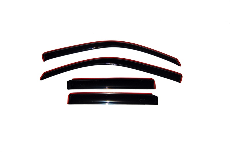AVS 02-06 Chevy Trailblazer EXT Ventvisor In-Channel Front & Rear Window Deflectors 4pc - Smoke thumbnail 2