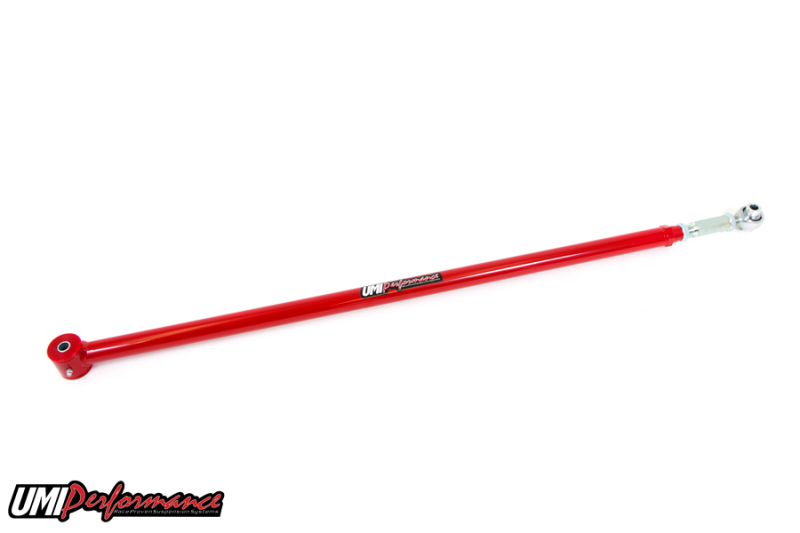 Adjustable panhard bar boosts handling, control, and drag/street performance.