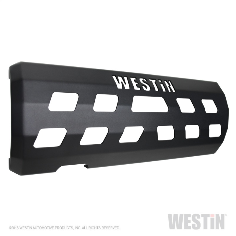 Westin 18-22 Jeep Wrangler JL (Excl. 4xe) Muffler Skid Plate - Tex. Blk thumbnail 7