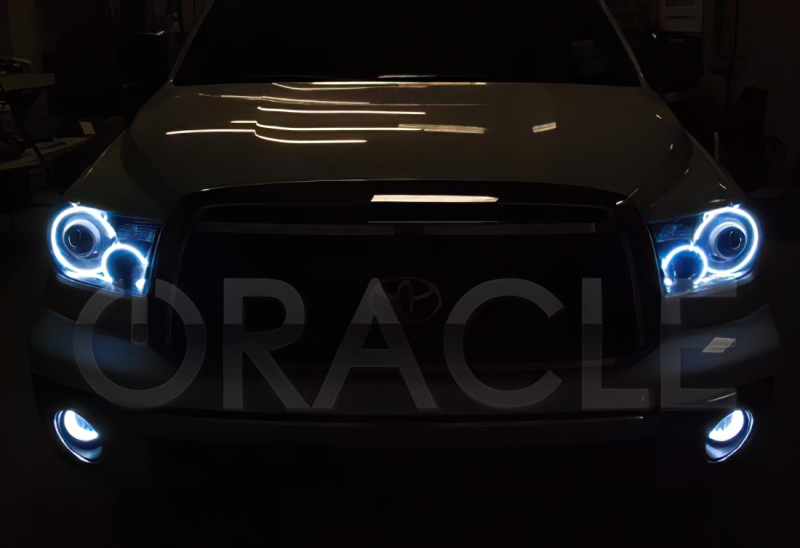 Oracle Toyota Tundra 07-13 LED Fog Halo Kit - White
