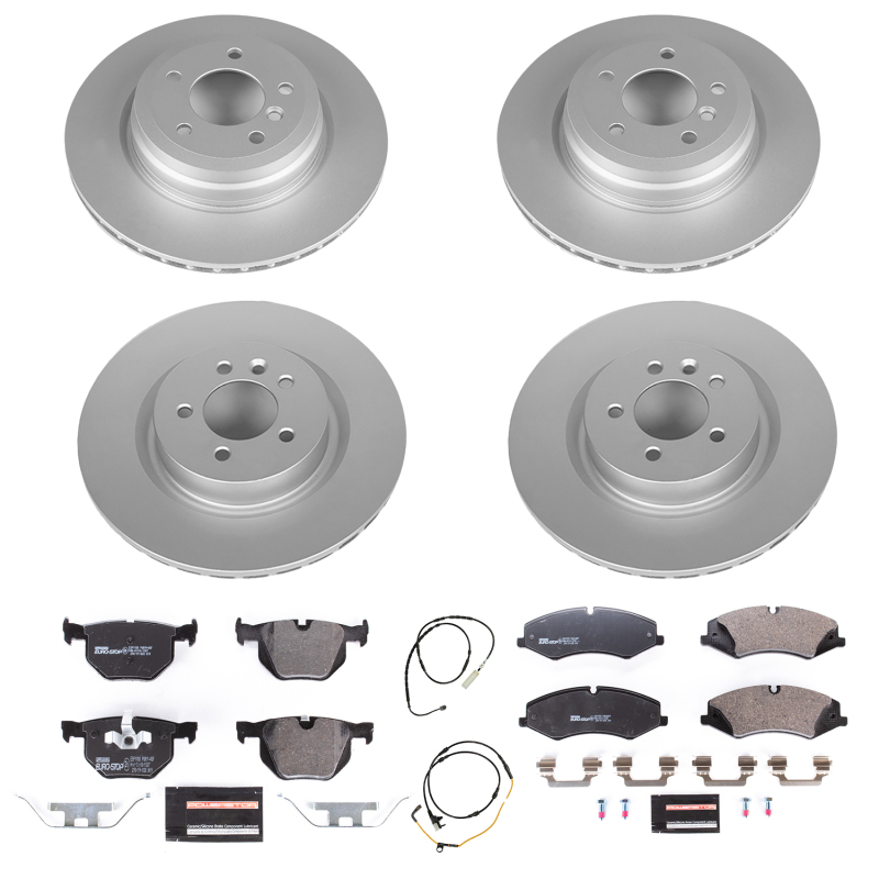 Power Stop 13-15 BMW X1 Rear Euro-Stop Brake Kit